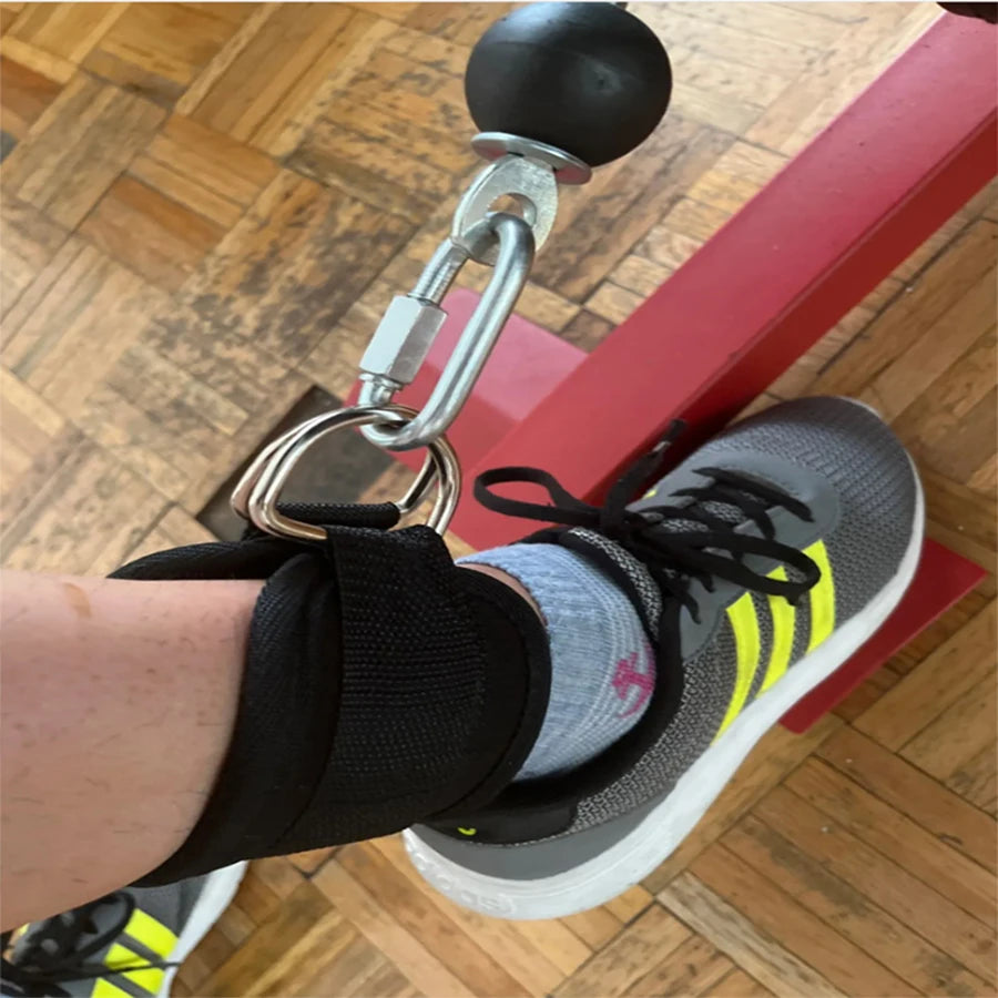 Ultimate Resistance Bands with Adjustable Ankle Straps for Leg Training