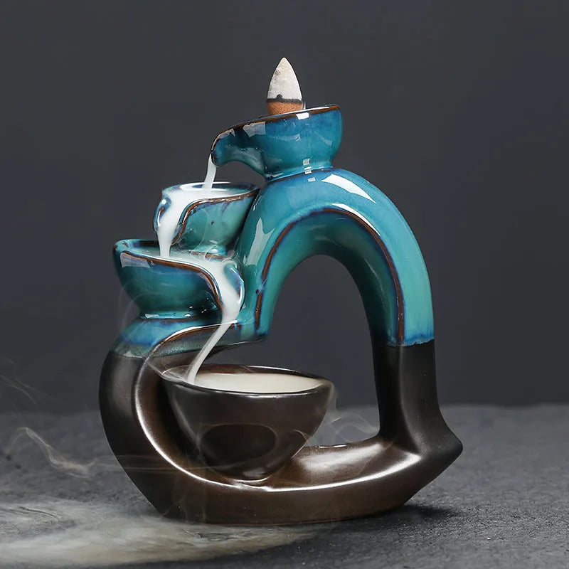 Romantic Ceramic Backflow Burner – European Style Valentine Aromatherapy