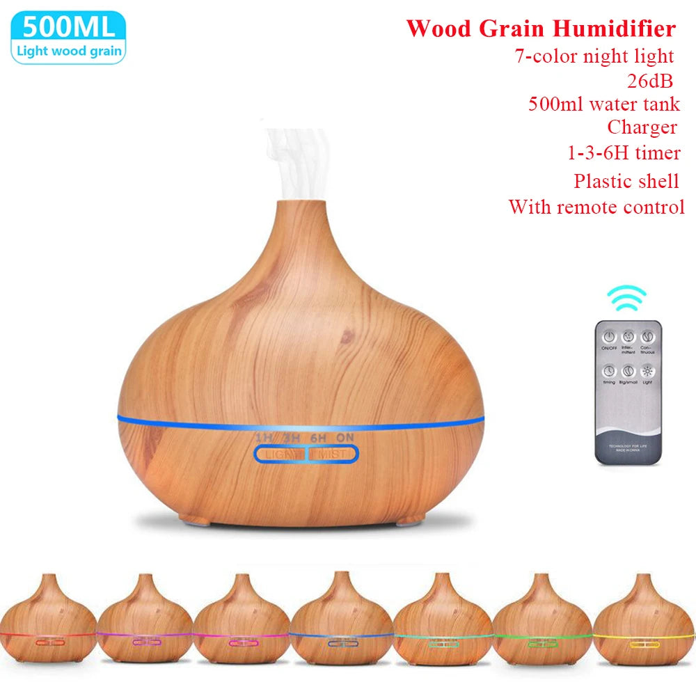 Ultimate Ultrasonic Essential Oil Diffuser with Remote Control for Relaxation