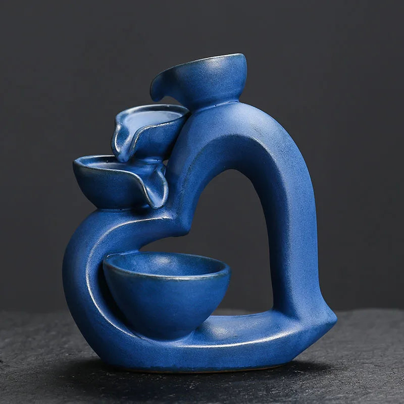Romantic Ceramic Backflow Burner – European Style Valentine Aromatherapy