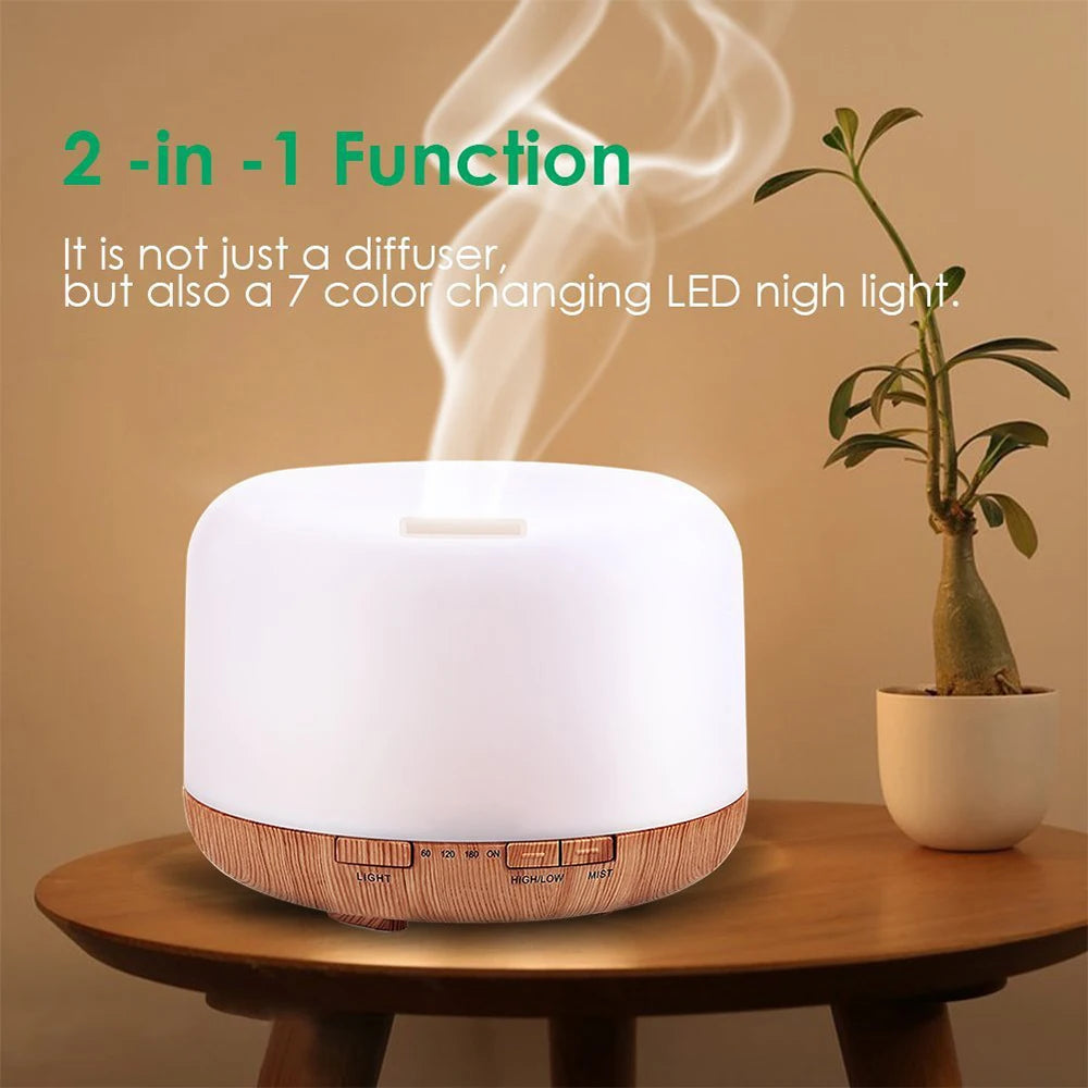 Ultimate Ultrasonic Essential Oil Diffuser with Remote Control for Relaxation