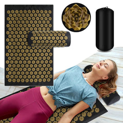 Ultimate Acupressure Yoga Mat Set with Spike Design for Stress Relief