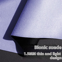 Ultimate Suede Pilates Mat with Non-Slip Surface for Home Workouts