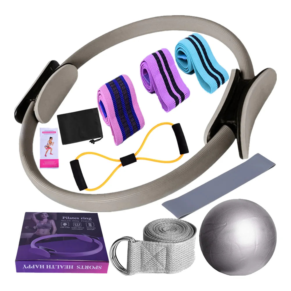Ultimate Pilates Essentials Kit with Versatile Resistance for Full-Body Fitness