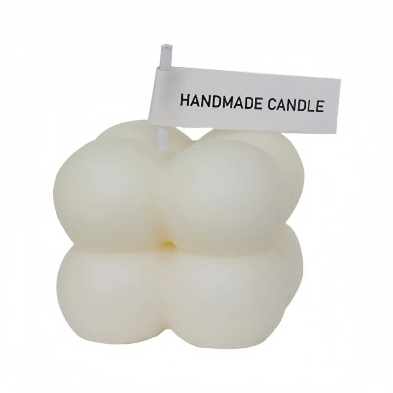 Luxury Ribbed Soy Pillar Candle – Best For Pilates, Yoga and Meditation