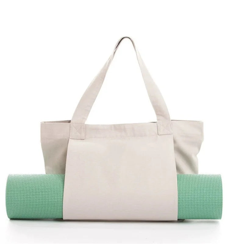 Durable Large Yoga Mat Bag – Foldable Canvas Carrier for Fitness