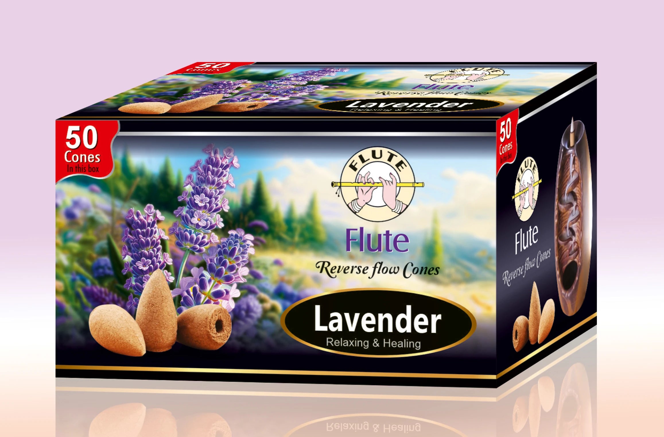 Premium 50-Pack Natural Sandalwood Incense Cones – Long-Lasting Aroma