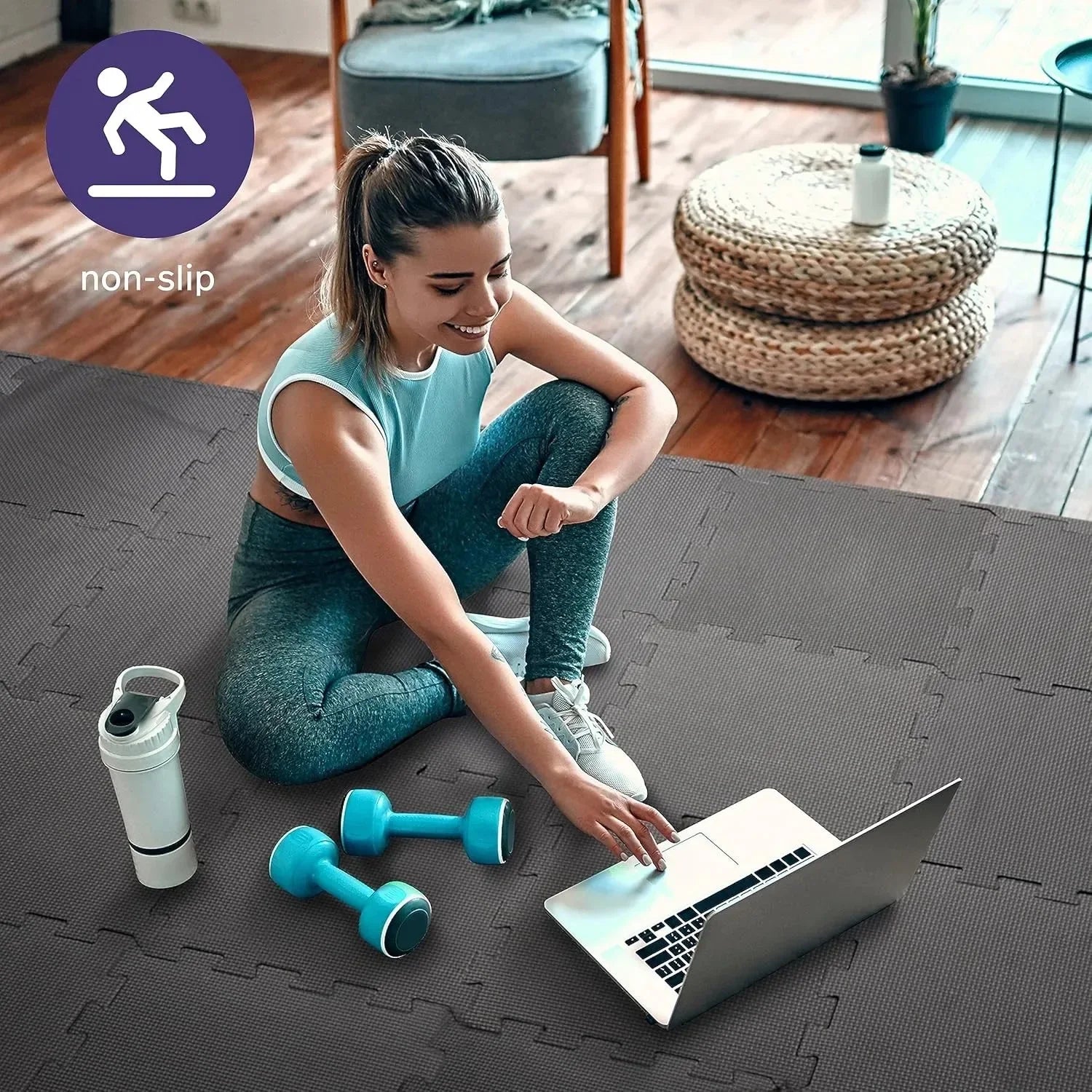Essential 18-Pack Pilates Mats – Non-Slip, Flame Retardant & BPA-Free