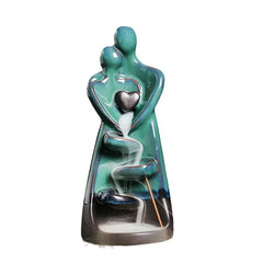 Elegant Ceramic Backflow Incense Burner – Lover Design Home Decor