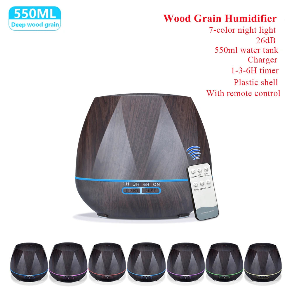 Ultimate Ultrasonic Essential Oil Diffuser with Remote Control for Relaxation