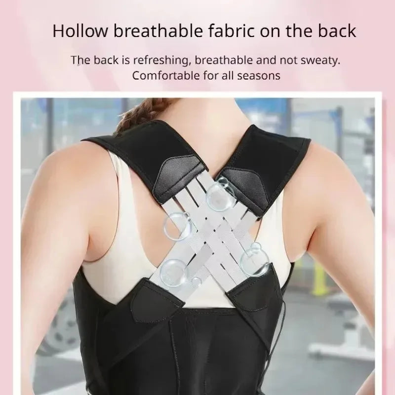 Premium Adjustable Back Posture Corrector for Pilates Support