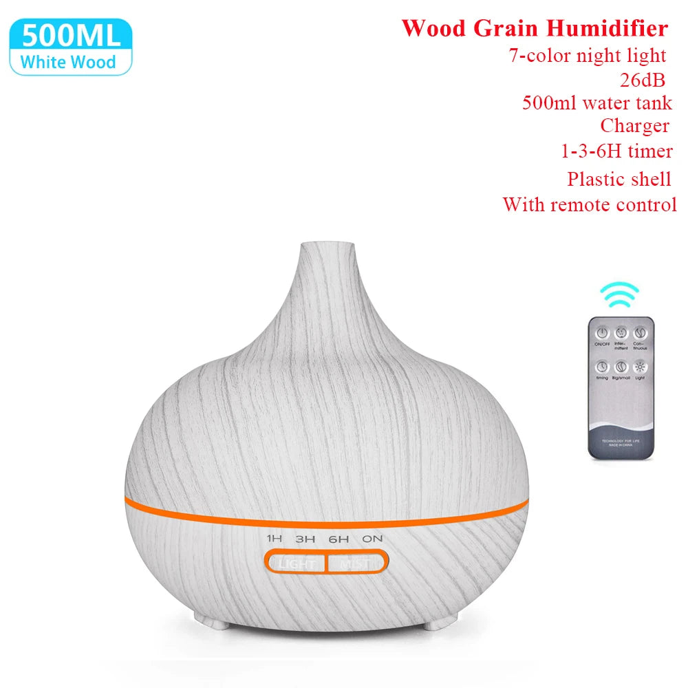 Ultimate Ultrasonic Essential Oil Diffuser with Remote Control for Relaxation