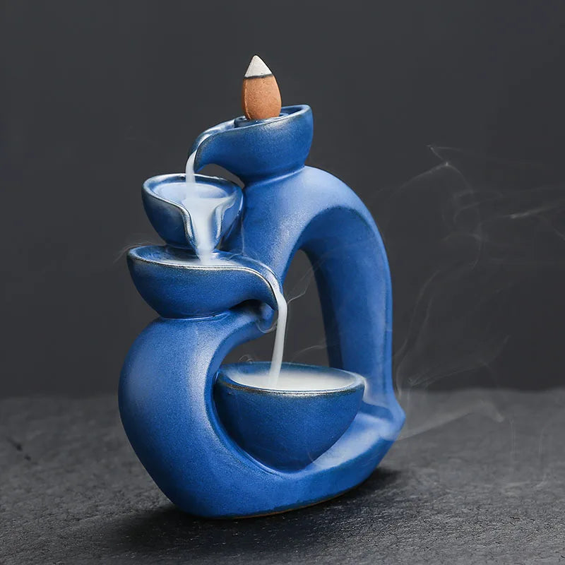 Romantic Ceramic Backflow Burner – European Style Valentine Aromatherapy