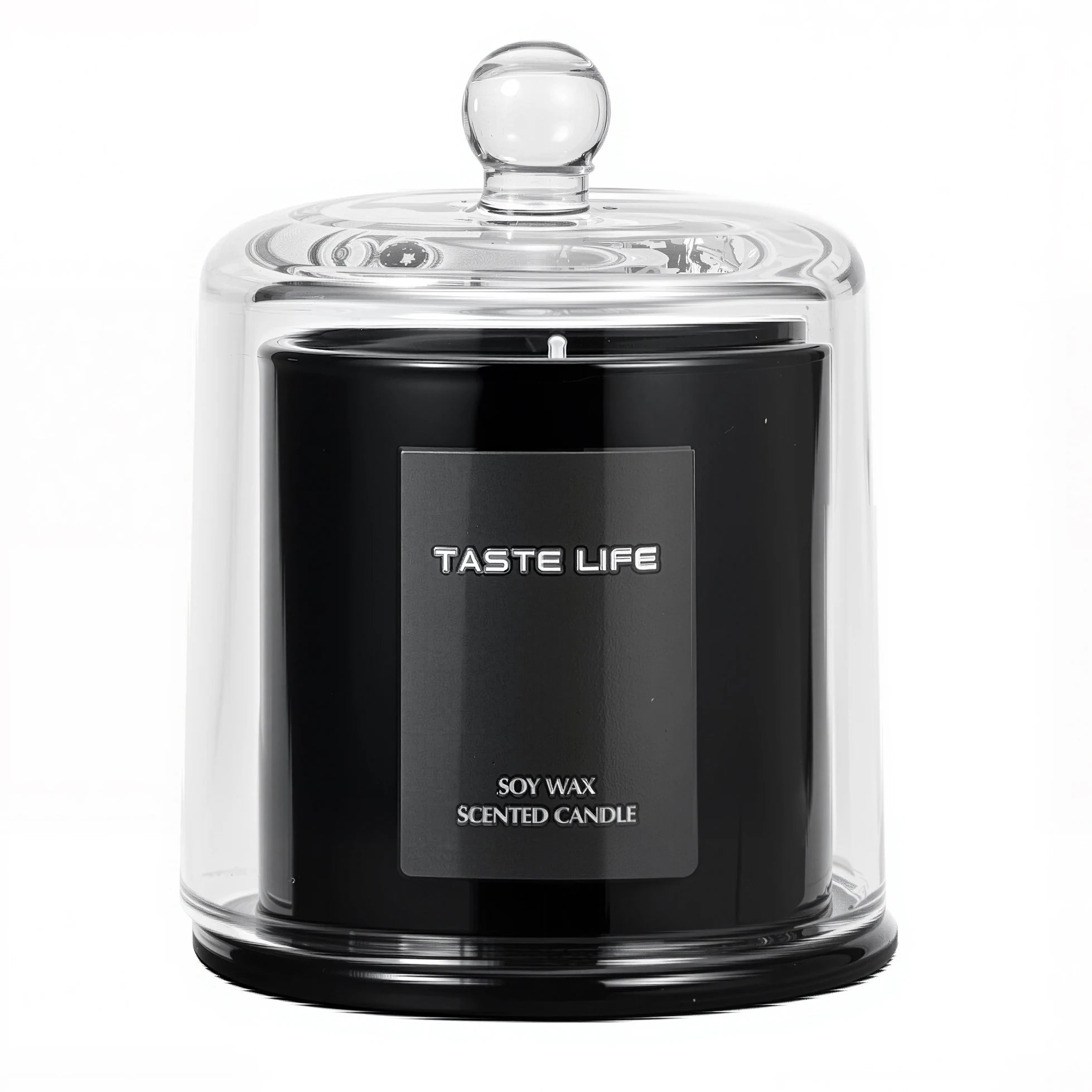 Ultimate Soy Wax Aromatherapy Candle with Glass Cloche for Relaxation
