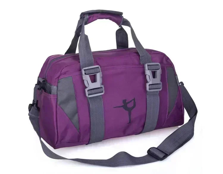 Premium Waterproof Yoga Gym Bag – Nylon Duffel for Fitness & Travel