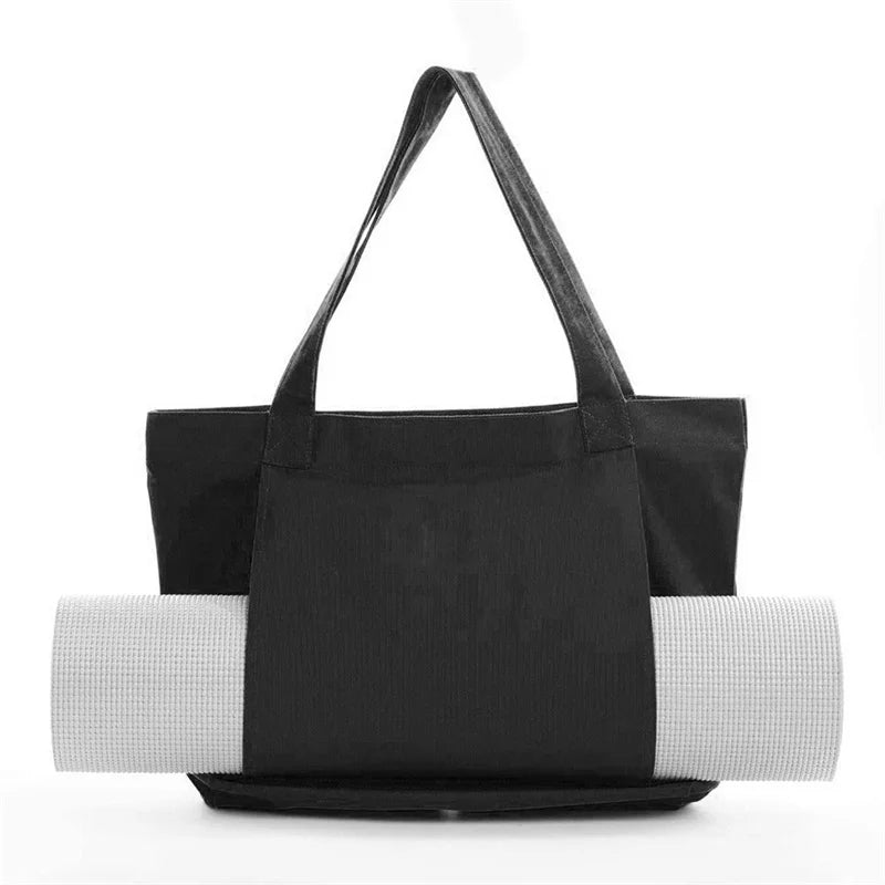 Durable Large Yoga Mat Bag – Foldable Canvas Carrier for Fitness