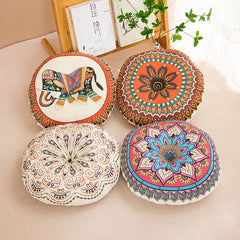 Premium Boho Cotton Linen Floor Cushion for Mindful Living