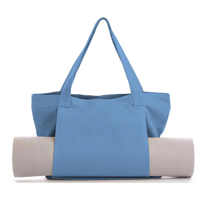Durable Large Yoga Mat Bag – Foldable Canvas Carrier for Fitness