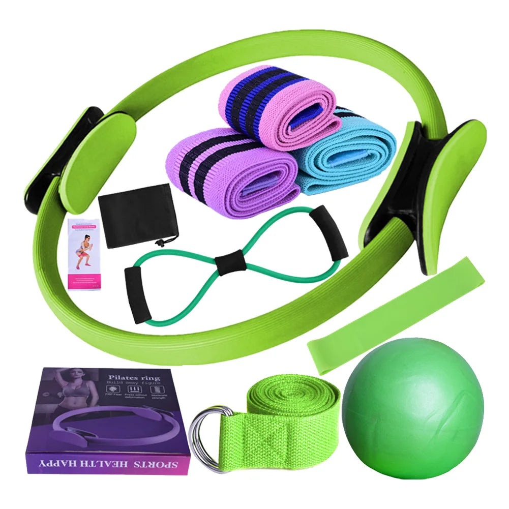 Ultimate Pilates Essentials Kit with Versatile Resistance for Full-Body Training