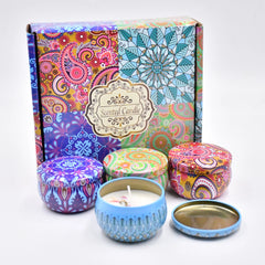Calming Scented Candle Set – Stress Relief for Pilates & Yoga