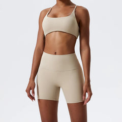 Ultimate Quick-Dry Pilates Bra and Shorts Set for Comfort